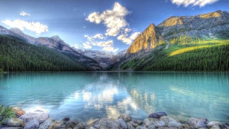 mountain, Lake HD Wallpaper Desktop Background