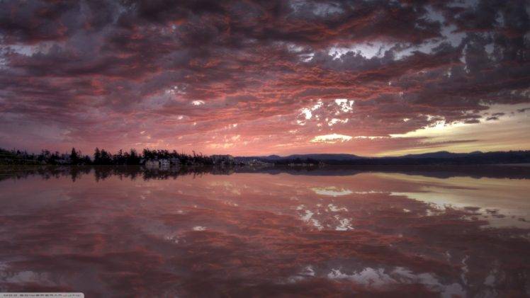 nature, Sunset, Flood HD Wallpaper Desktop Background