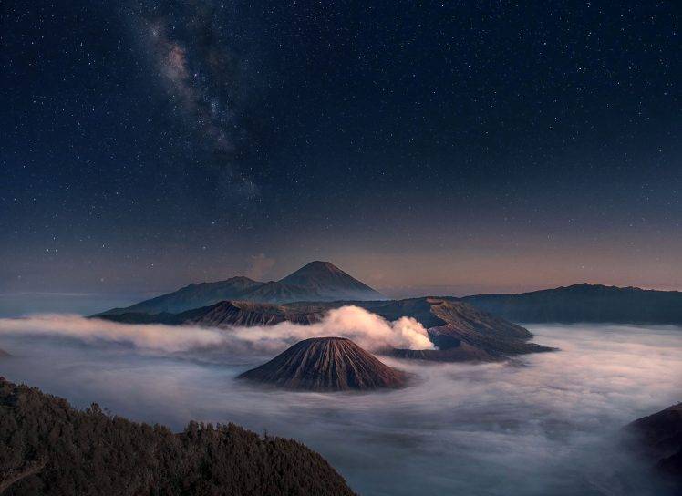 mountain, Nature, Indonesia HD Wallpaper Desktop Background