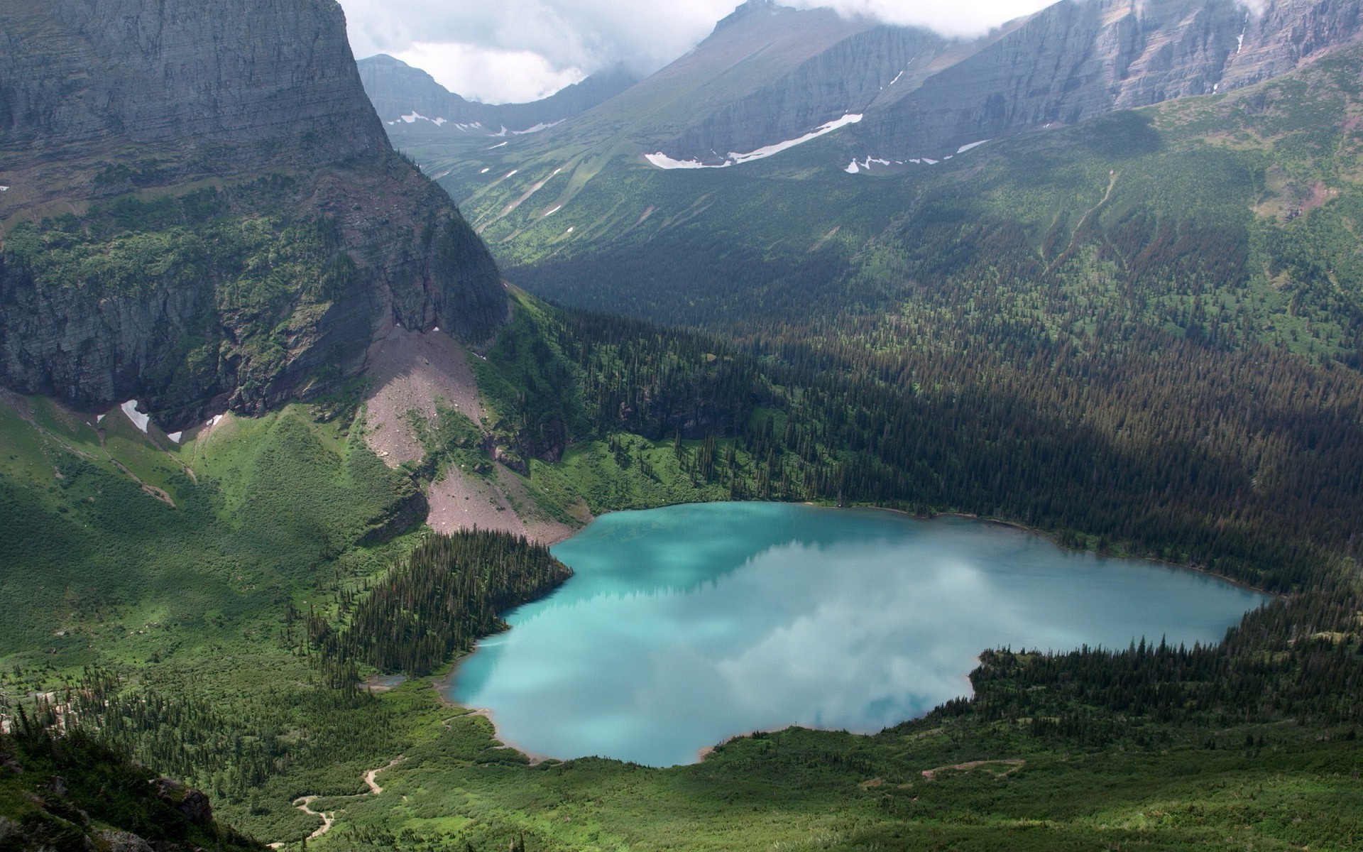 lake, Mountain Wallpaper