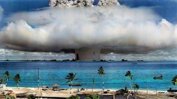 bombs, Nuclear, Nature, Water HD Wallpaper Desktop Background