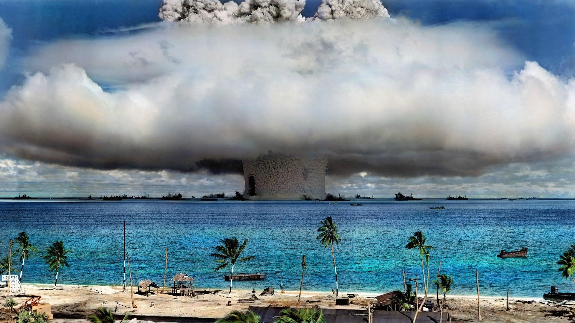 bombs, Nuclear, Nature, Water Wallpaper