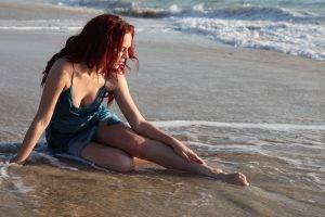 beach, Sand, Women, Model