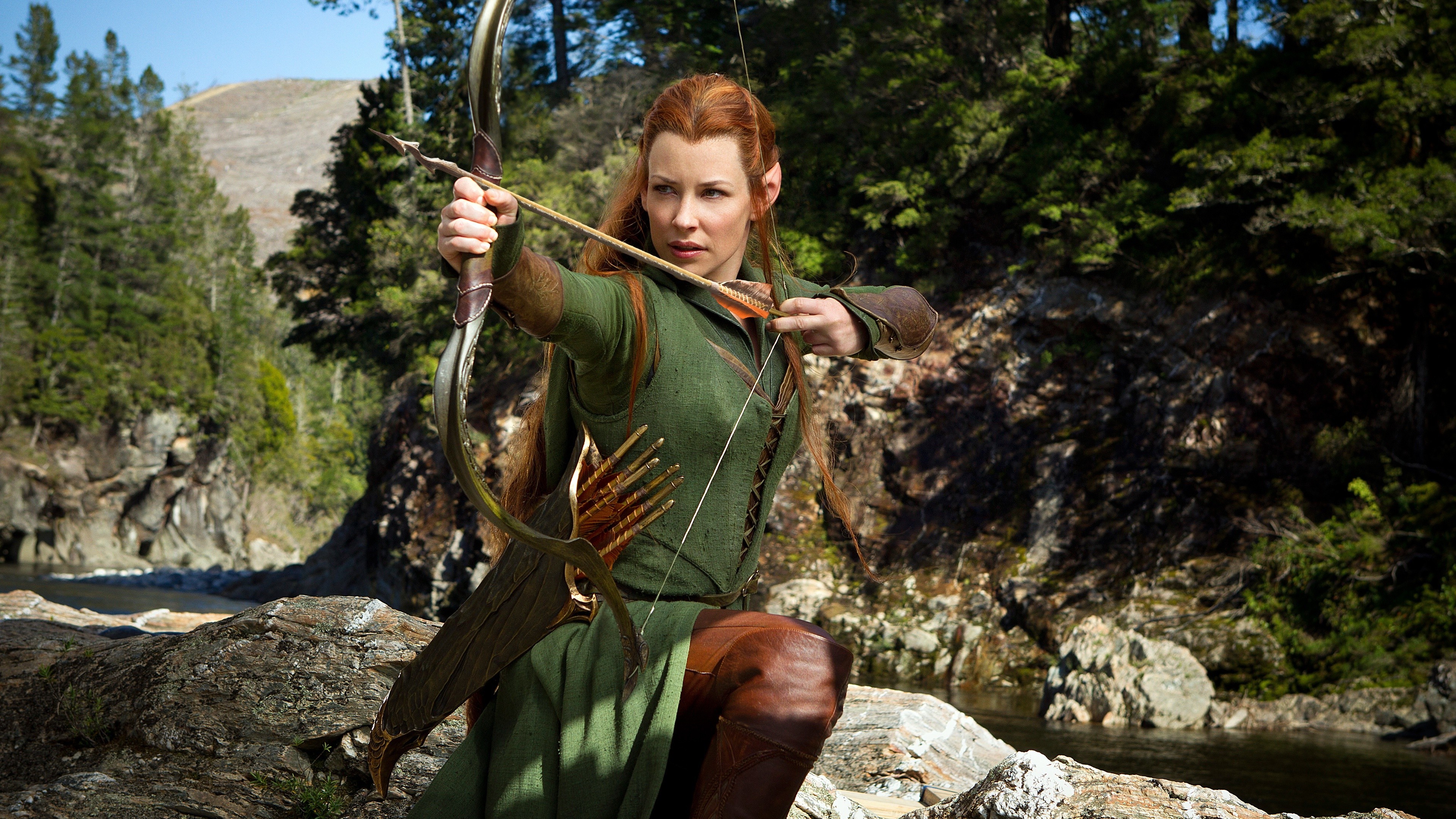 The Hobbit, Tauriel, Evangeline Lilly Wallpaper