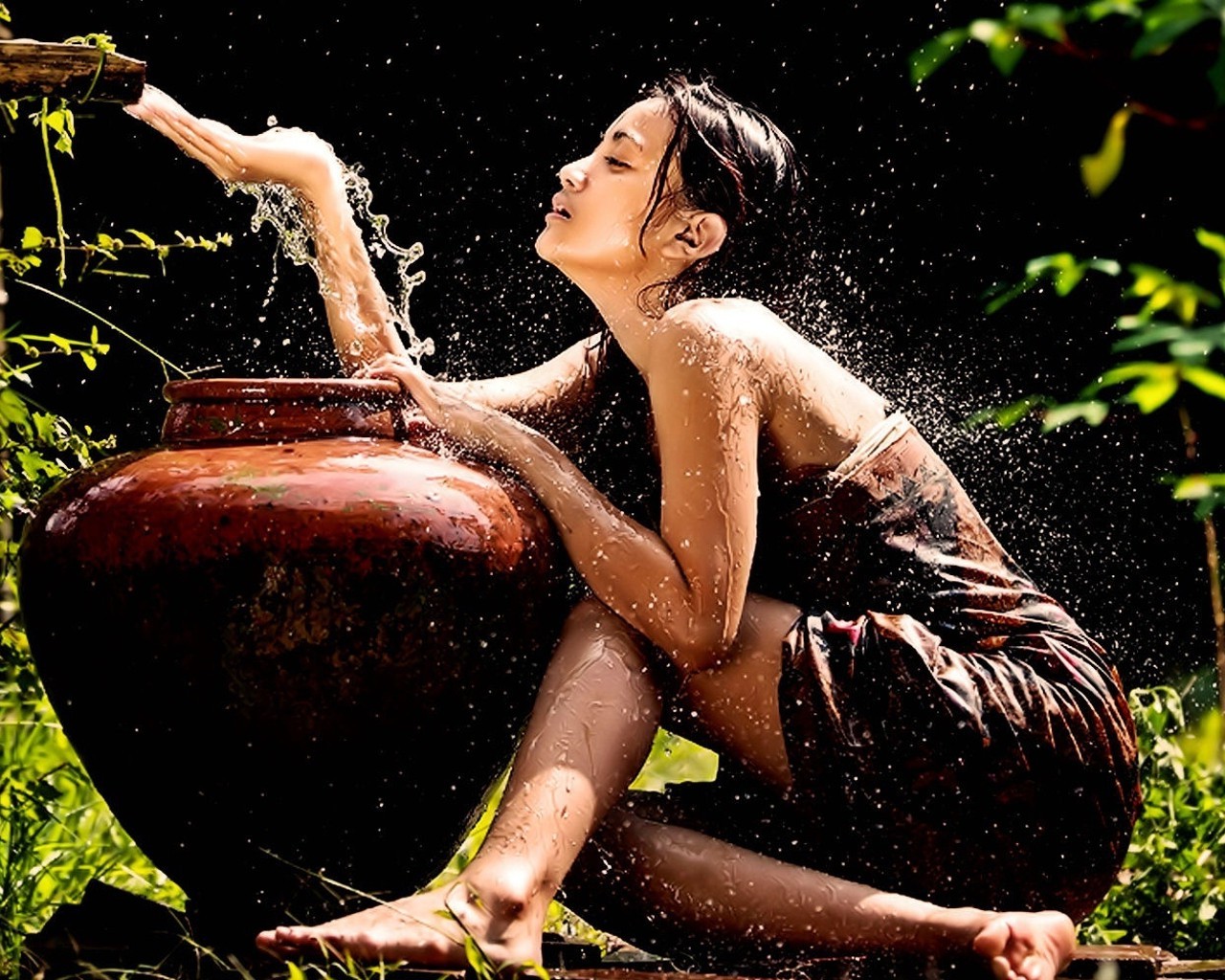 women, Asian Wallpaper