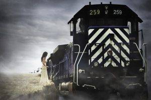 train, Women, Model