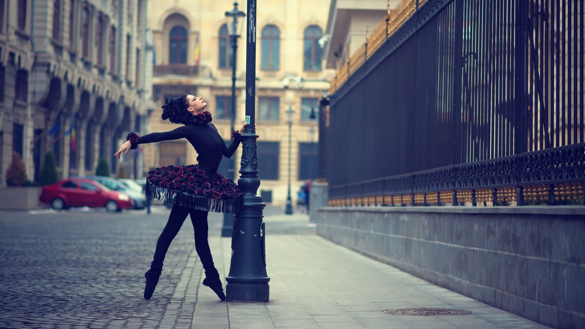 women, Ballerina Wallpaper