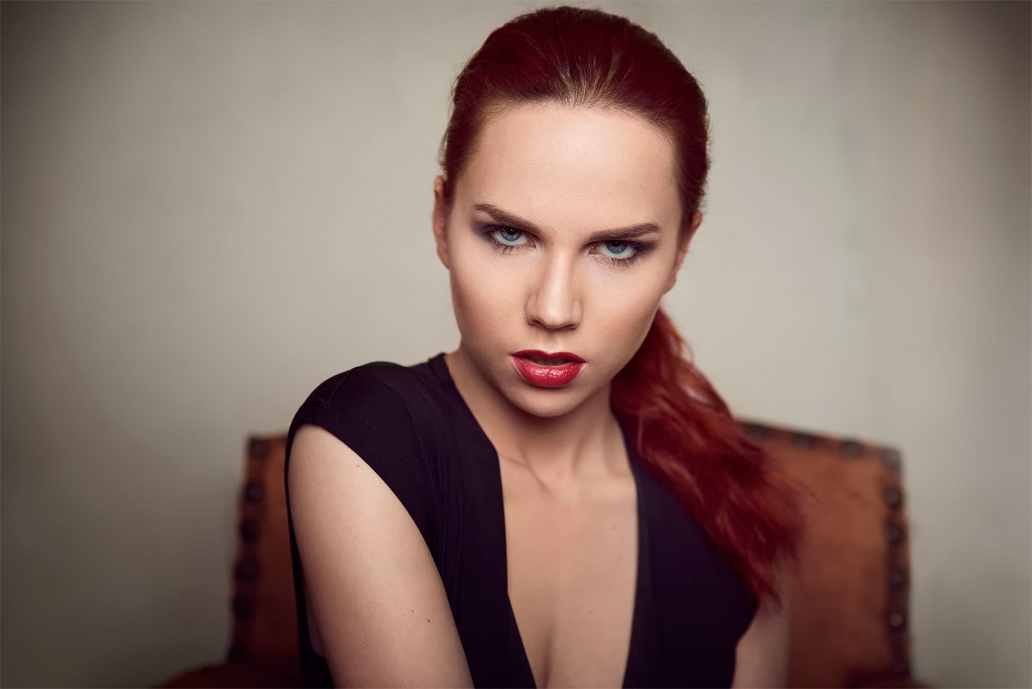 women, Portrait, Face, Model, Redhead Wallpaper