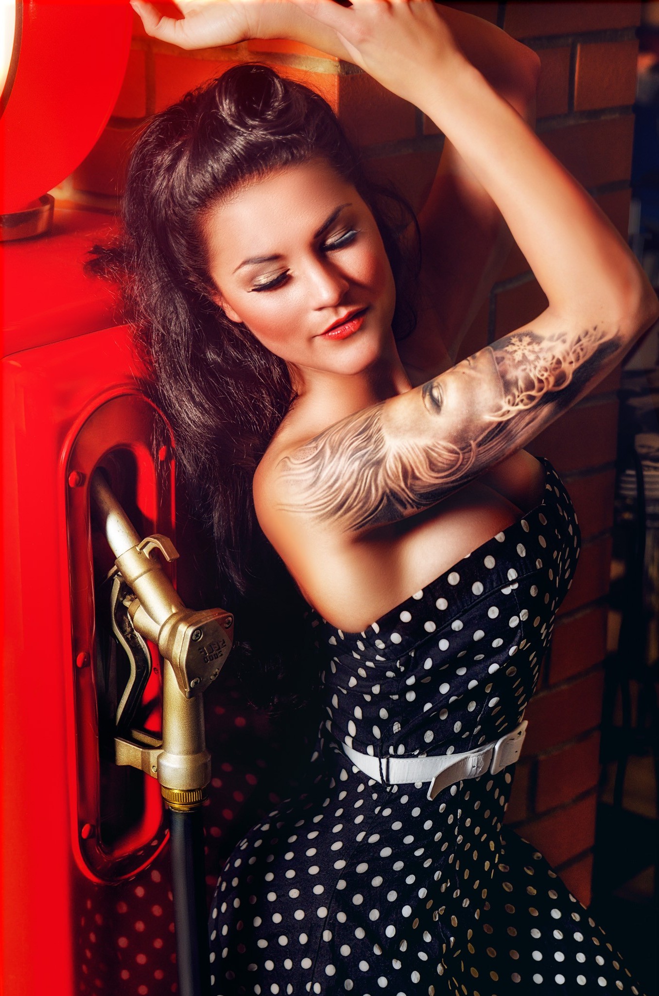 Beatrice Mary Bexter, Brunette, Women, Model, Tattoo Wallpaper