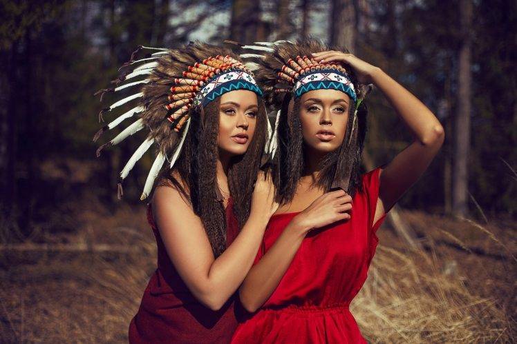 Native American Clothing, Women HD Wallpaper Desktop Background