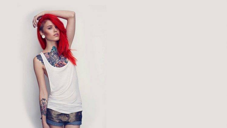 tattoo, Chest Tattoos, Redhead HD Wallpaper Desktop Background