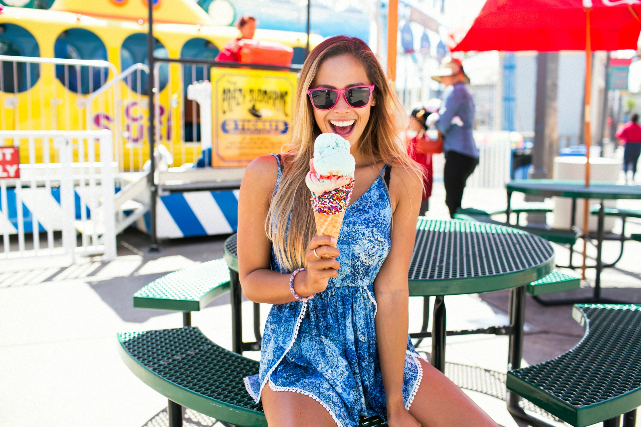 ice Cream, Women, Model Wallpaper
