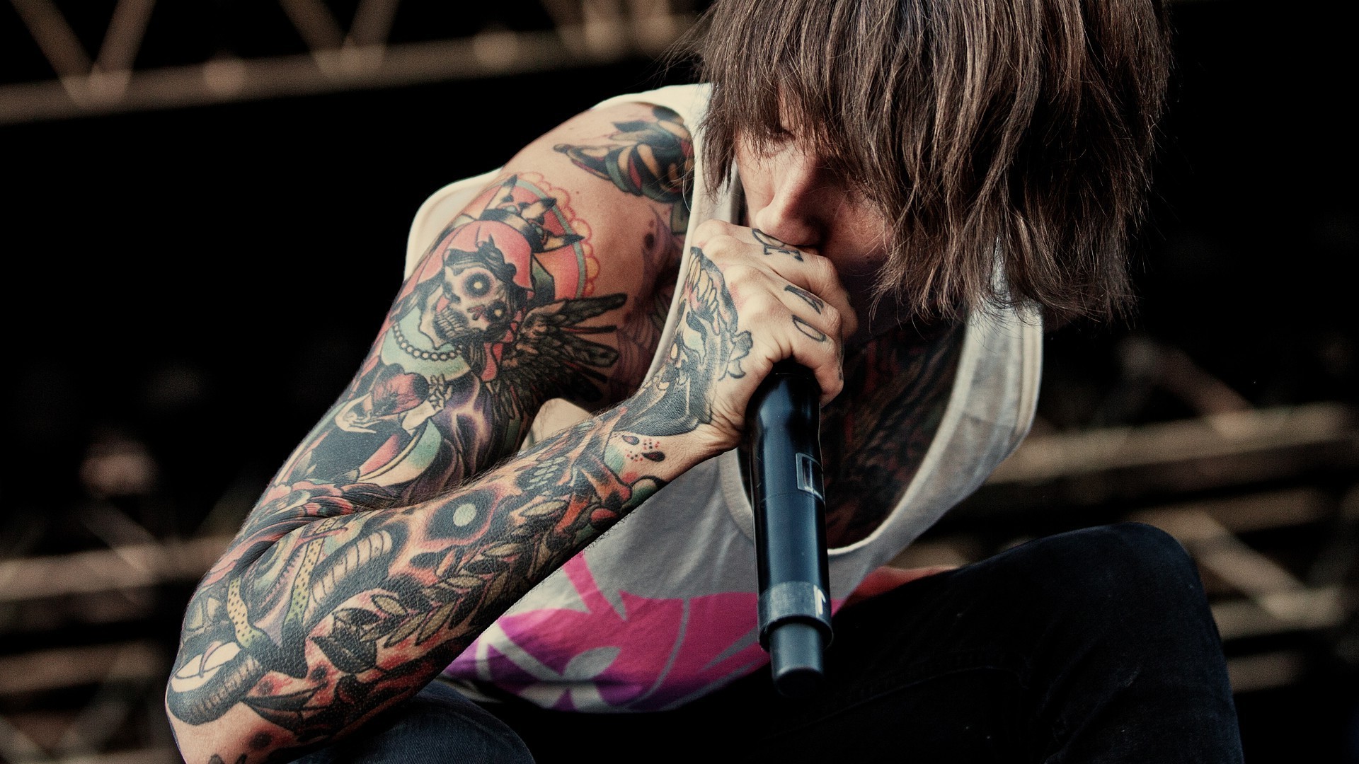 music, Oliver Sykes, Bring Me The Horizon Wallpaper