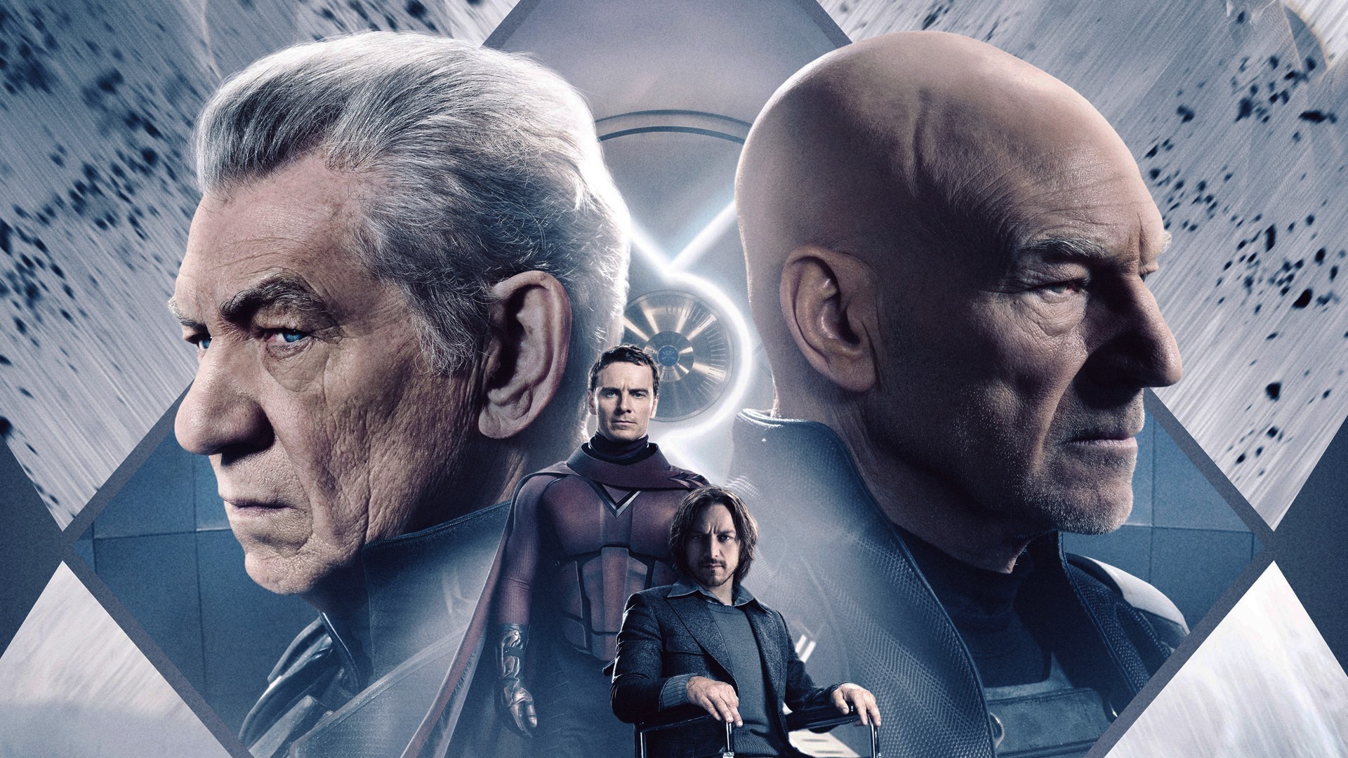 X Men, X Men: Days Of Future Past, Magneto, Charles Xavier, Ian McKellen, Movies, Patrick Stewart, Michael Fassbender, James McAvoy Wallpaper