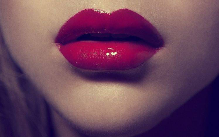 mouths, Closeup, Women, Red Lipstick HD Wallpaper Desktop Background