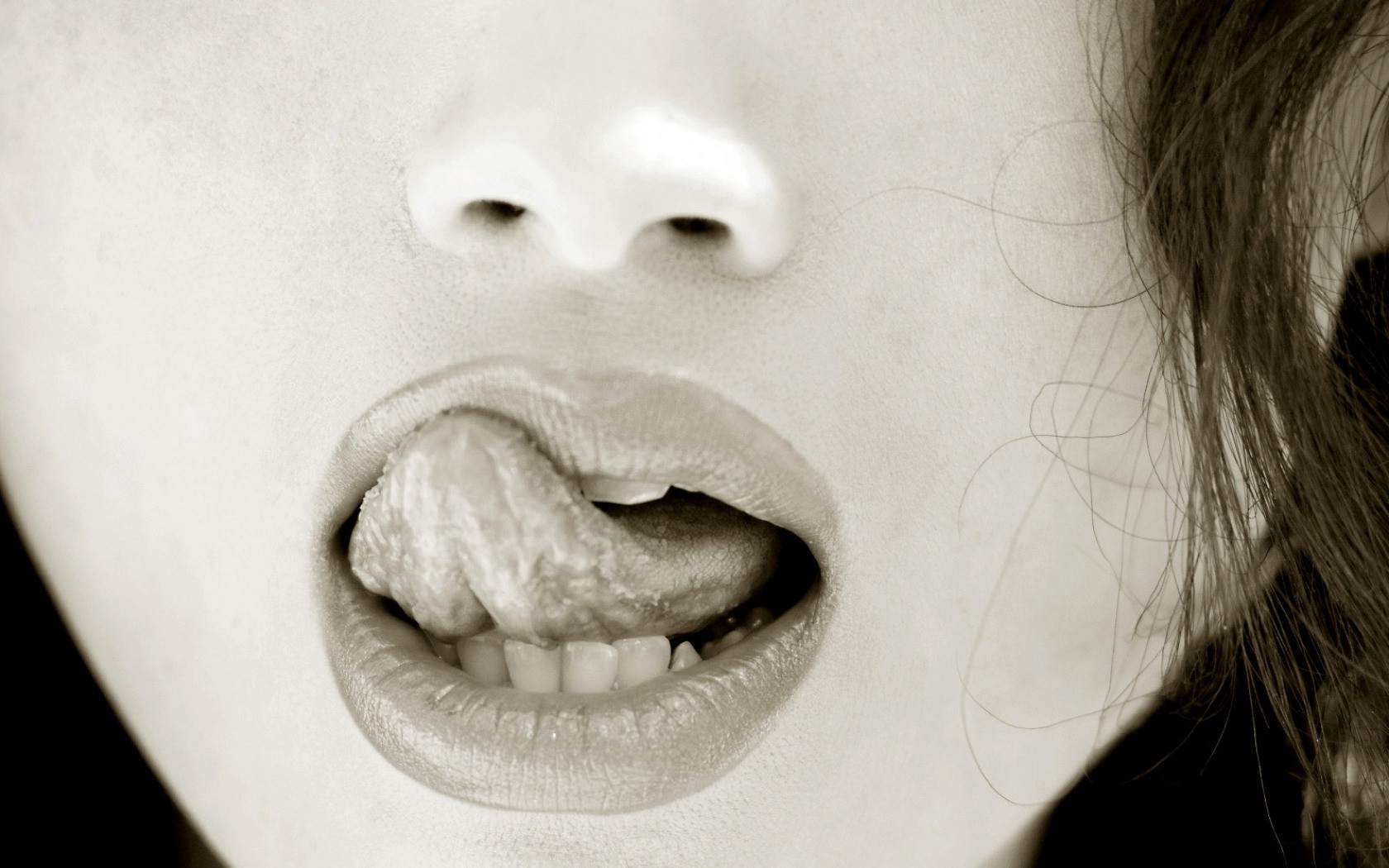 mouths, Closeup Wallpaper