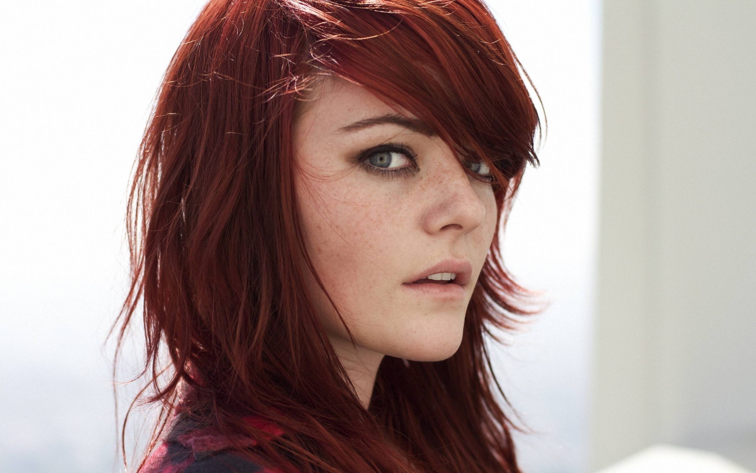 redhead, Kayla Maree, Women, Face Wallpaper