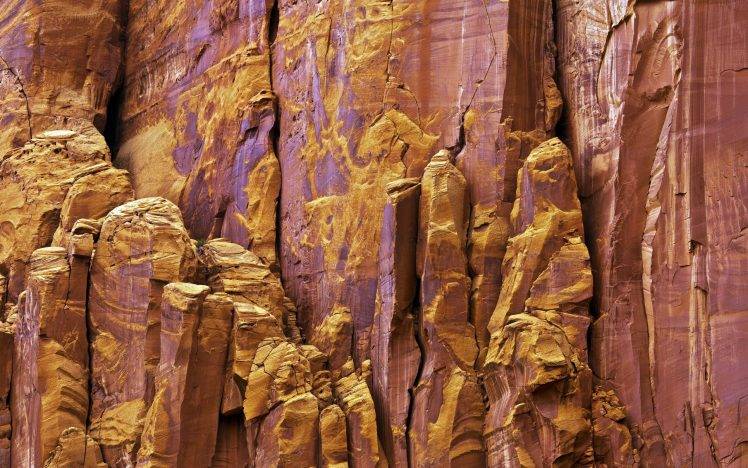 rock, Nature, Cliff, Rock Formation, Orange HD Wallpaper Desktop Background