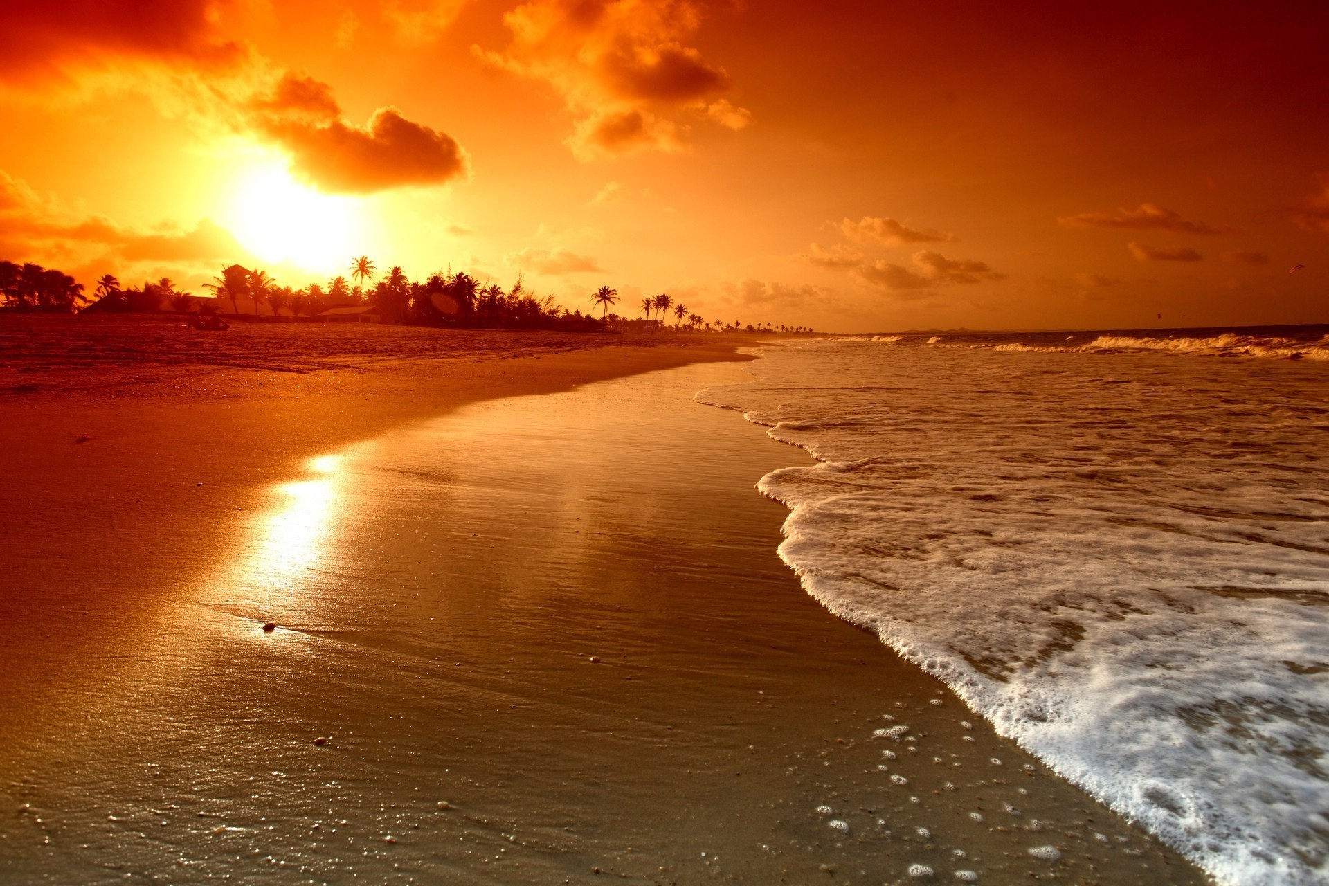 nature, Sea, Beach, Sun, Sand Wallpaper