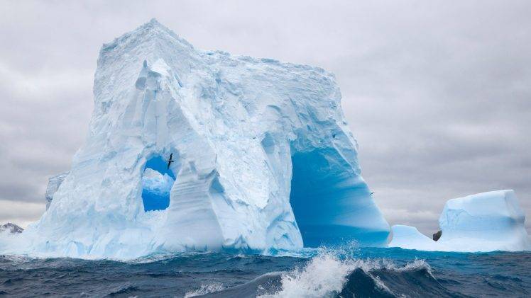 iceberg, Sea, Nature HD Wallpaper Desktop Background