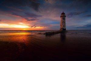 lighthouse, Nature, Sunset, Photography, Depth Of Field, Water, Sand, Rust