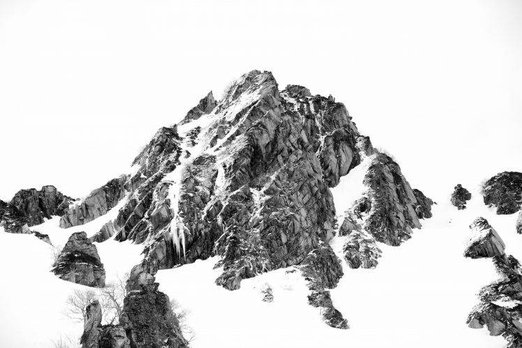 mountain, Snow, Nature HD Wallpaper Desktop Background