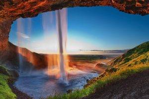 nature, Waterfall