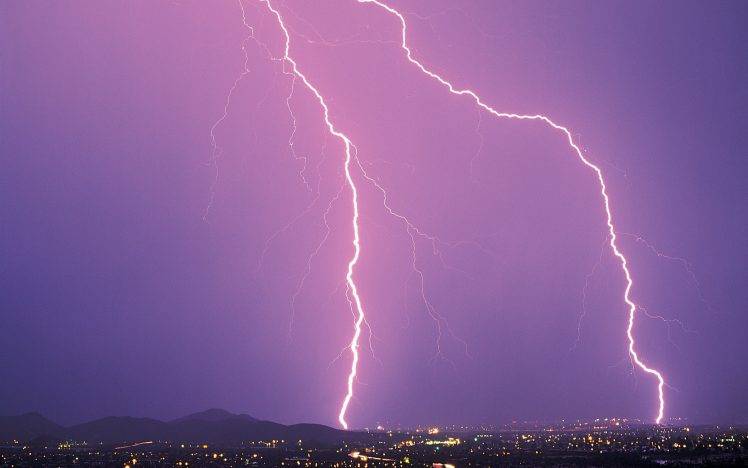 lightning, Storm, Nature HD Wallpaper Desktop Background