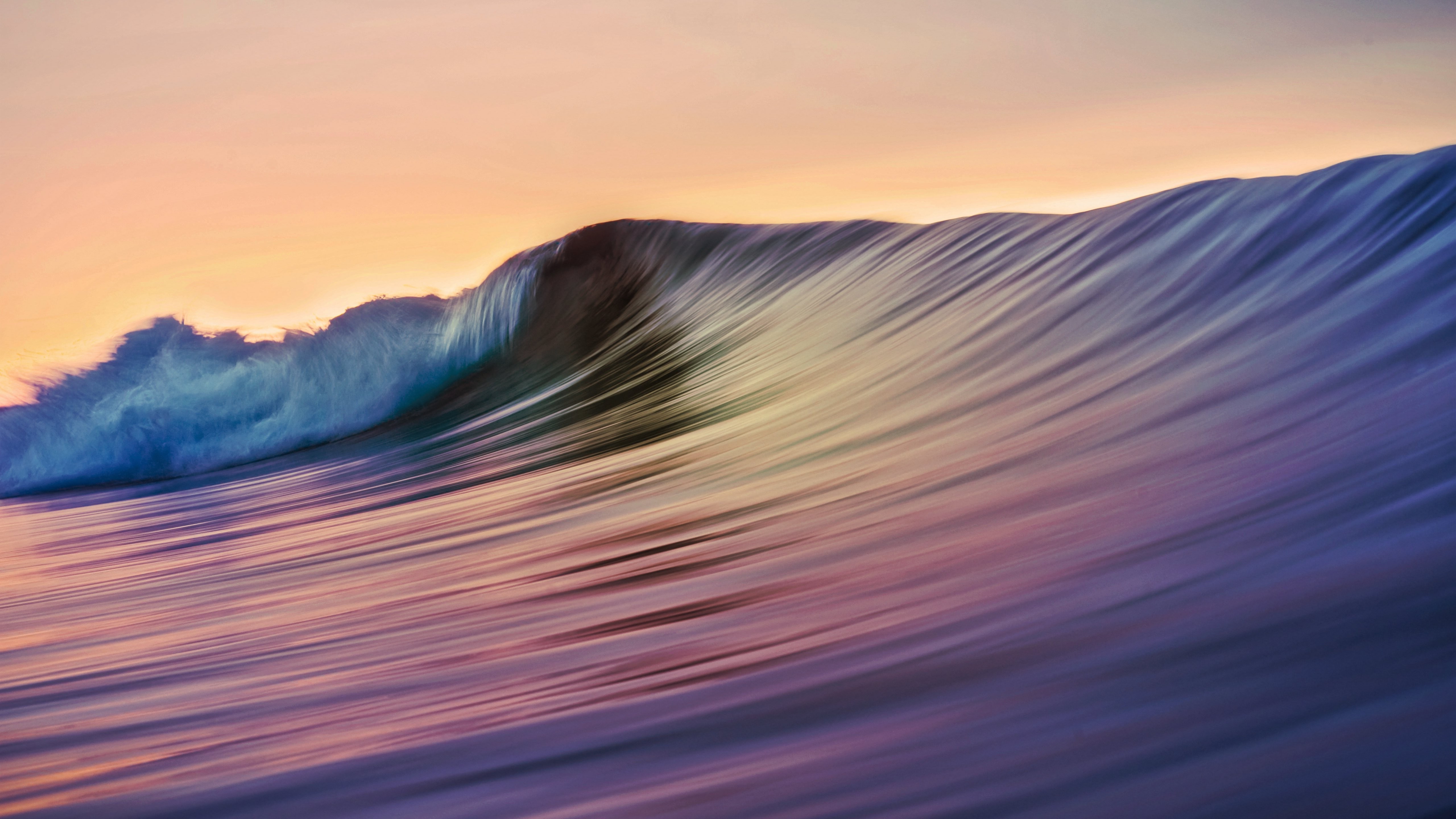 waves, Long Exposure, Nature Wallpaper