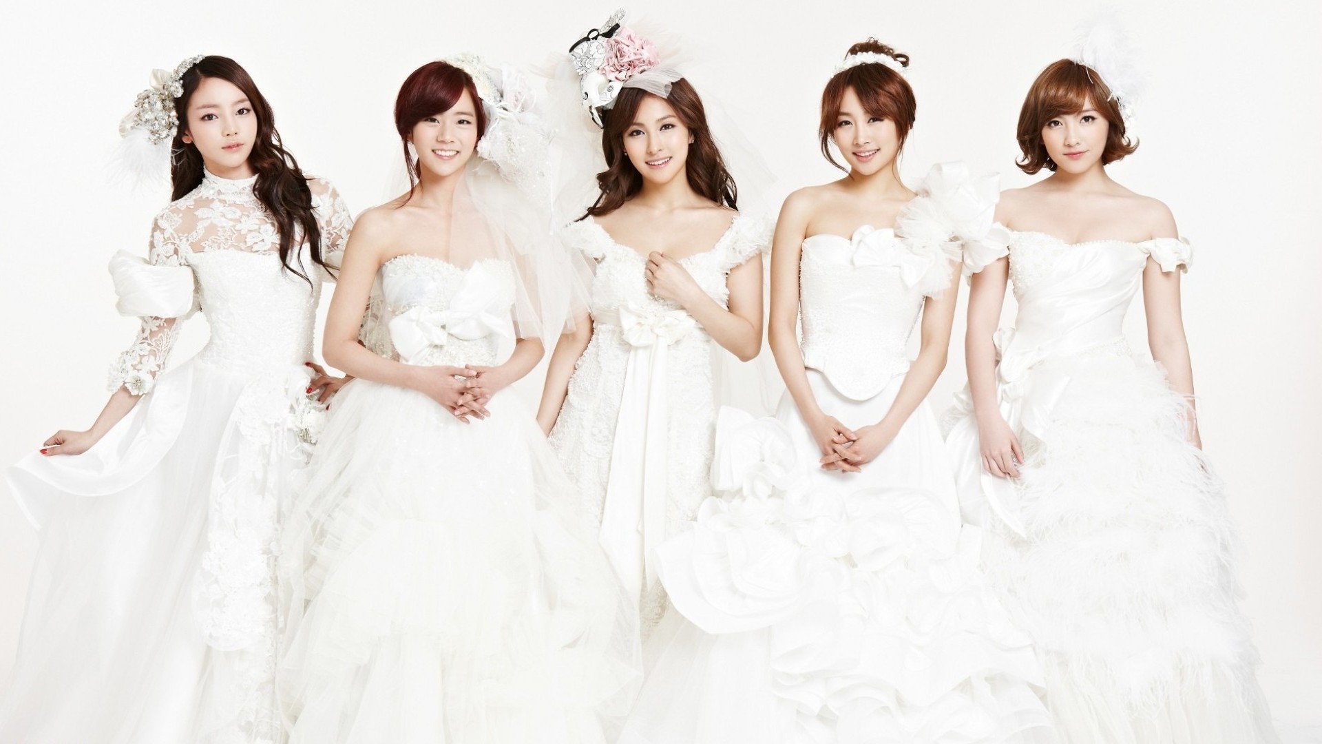 Kara K pop Korean Wedding Dress Women Asian