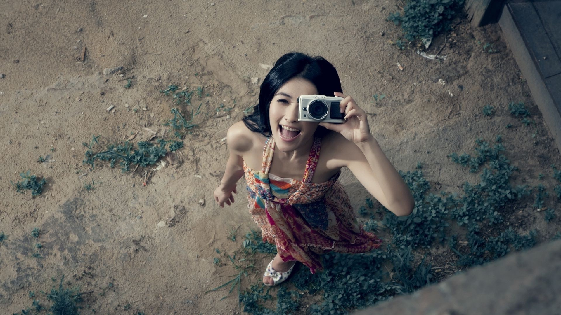 Asian, Women, Camera Wallpaper