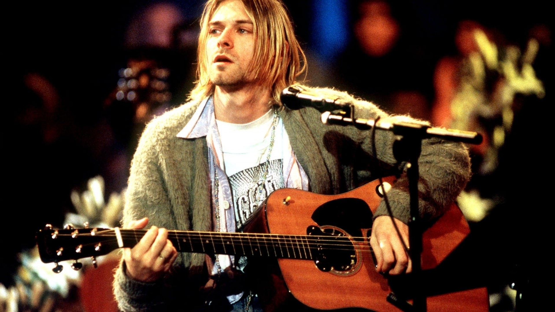 Kurt Cobain, Nirvana, MTV Unplugged Wallpaper
