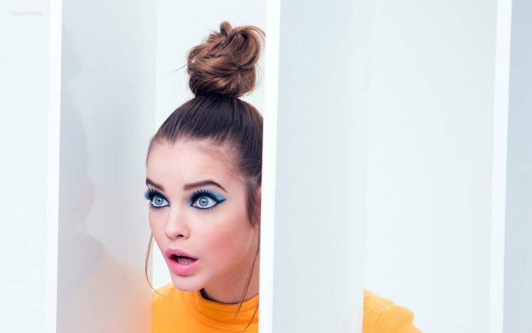 Barbara Palvin, Women, Model, Brunette, Blue Eyes HD Wallpaper Desktop Background