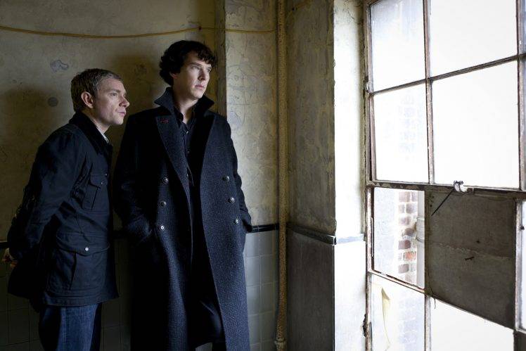 Sherlock Holmes, Sherlock, John Watson, Benedict Cumberbatch, Martin Freeman HD Wallpaper Desktop Background