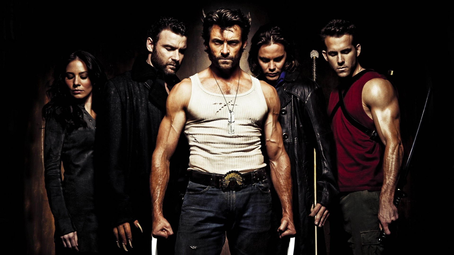 movies, X Men Origins: Wolverine, Wolverine, Sabretooth, Gambit, Wade Wilson, Deadpool, Kayla Silverfox, Hugh Jackman, Ryan Reynolds Wallpaper