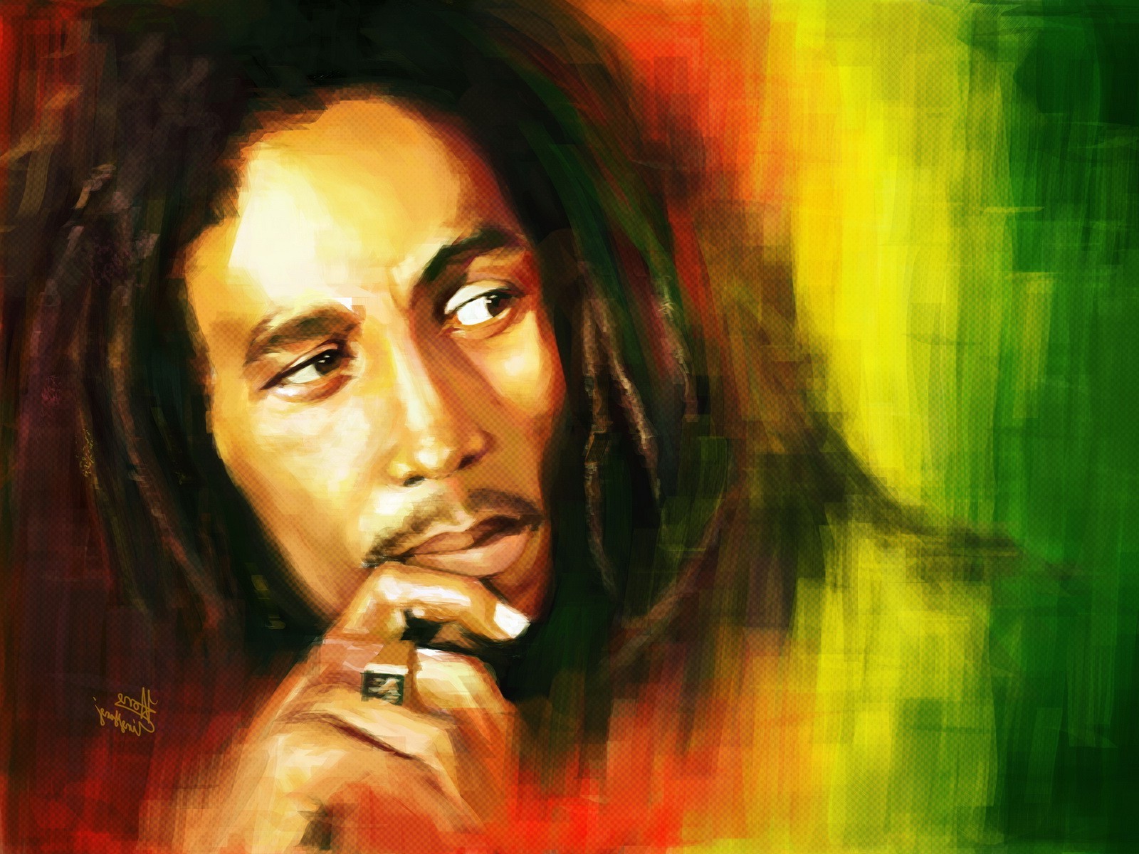 music, Bob Marley, Reggae, Artwork Wallpapers HD / Desktop ...