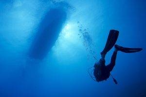 underwater, Divers