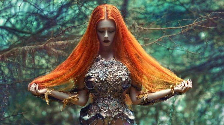 fantasy Art, Women, Model, Redhead HD Wallpaper Desktop Background