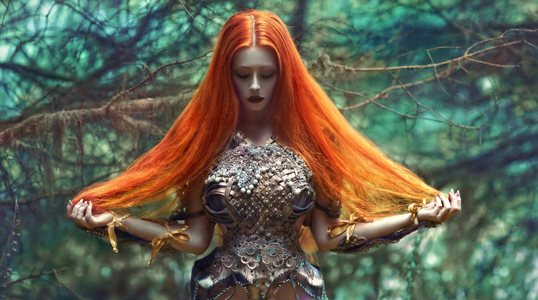 fantasy Art, Women, Model, Redhead Wallpaper