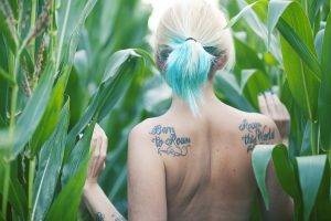 tattoos, Women, Plants, Women Outdoors, Model