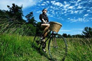 bicycle, Model, Women Outdoors