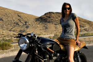 women, Cafe Racer, Women With Bikes, Glasses, People