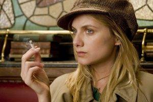 Mélanie Laurent, Inglorious Basterds, Women, Blonde, Actress, Blue Eyes, Face, Cigarettes, Smoking, Movies, Hat, French