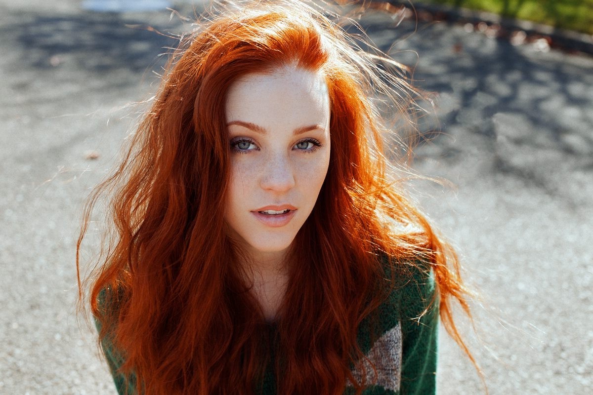 redhead, Face, Closeup Wallpapers HD / Desktop and Mobile