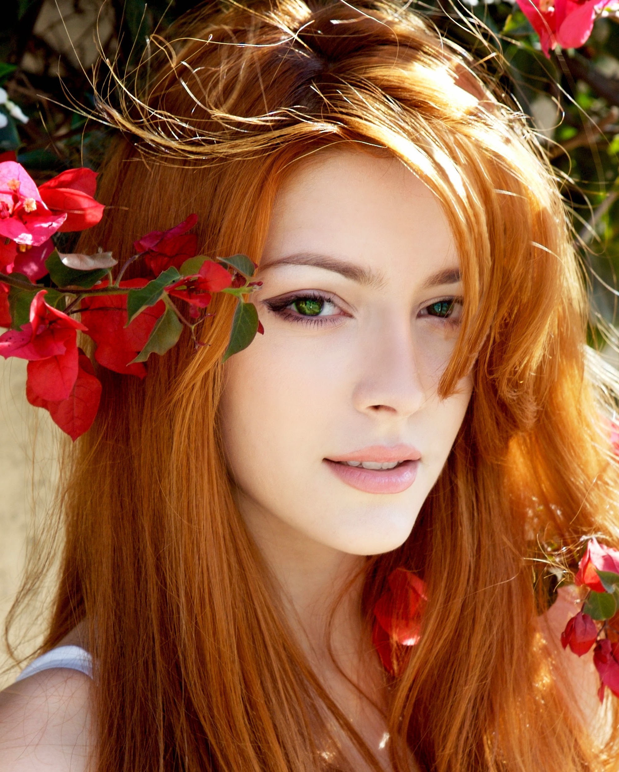 redhead, Face, Closeup Wallpapers HD / Desktop and Mobile ...