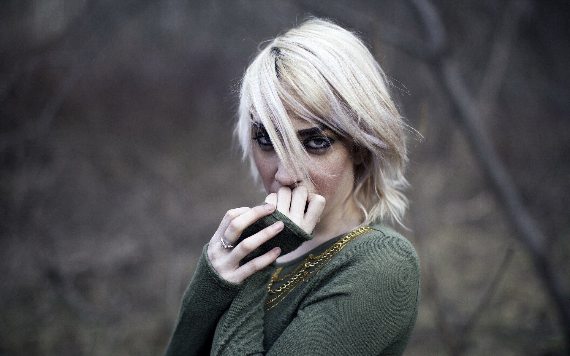 women Outdoors, Blonde, Model Wallpaper