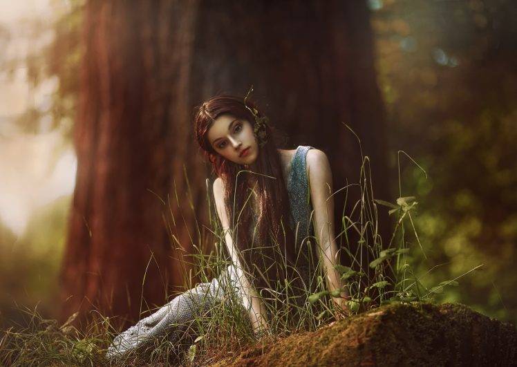 forest, Nature, Women, Model HD Wallpaper Desktop Background