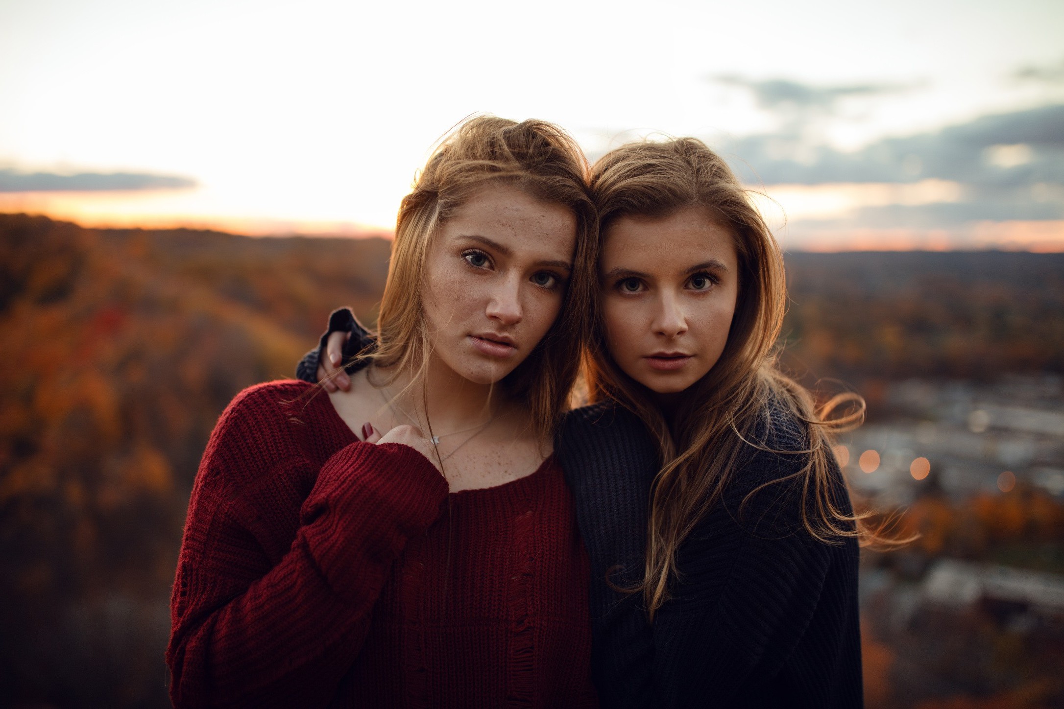 Фотосессия двух девушек