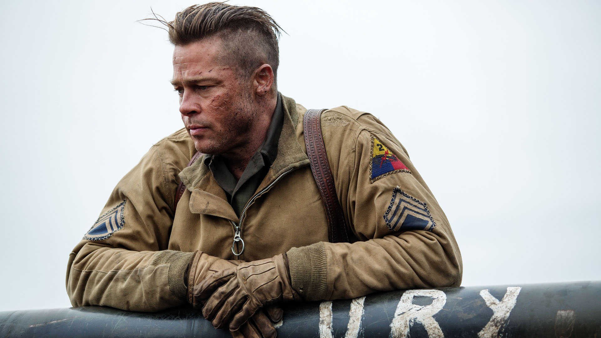 Brad Pitt, Fury Wallpaper
