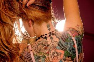 redhead, Women, Tattoo, Lass Suicide